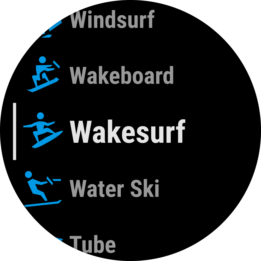 Screen wake surf