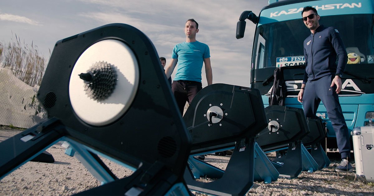 Garmin Pro Cycling Team Astana with Tacx Trainer