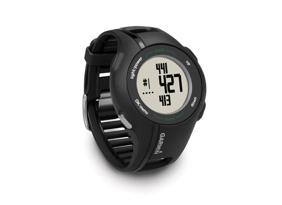Garmin® S1 as first golf GPS watch, showing key distances for vast database of courses - Garmin Blog