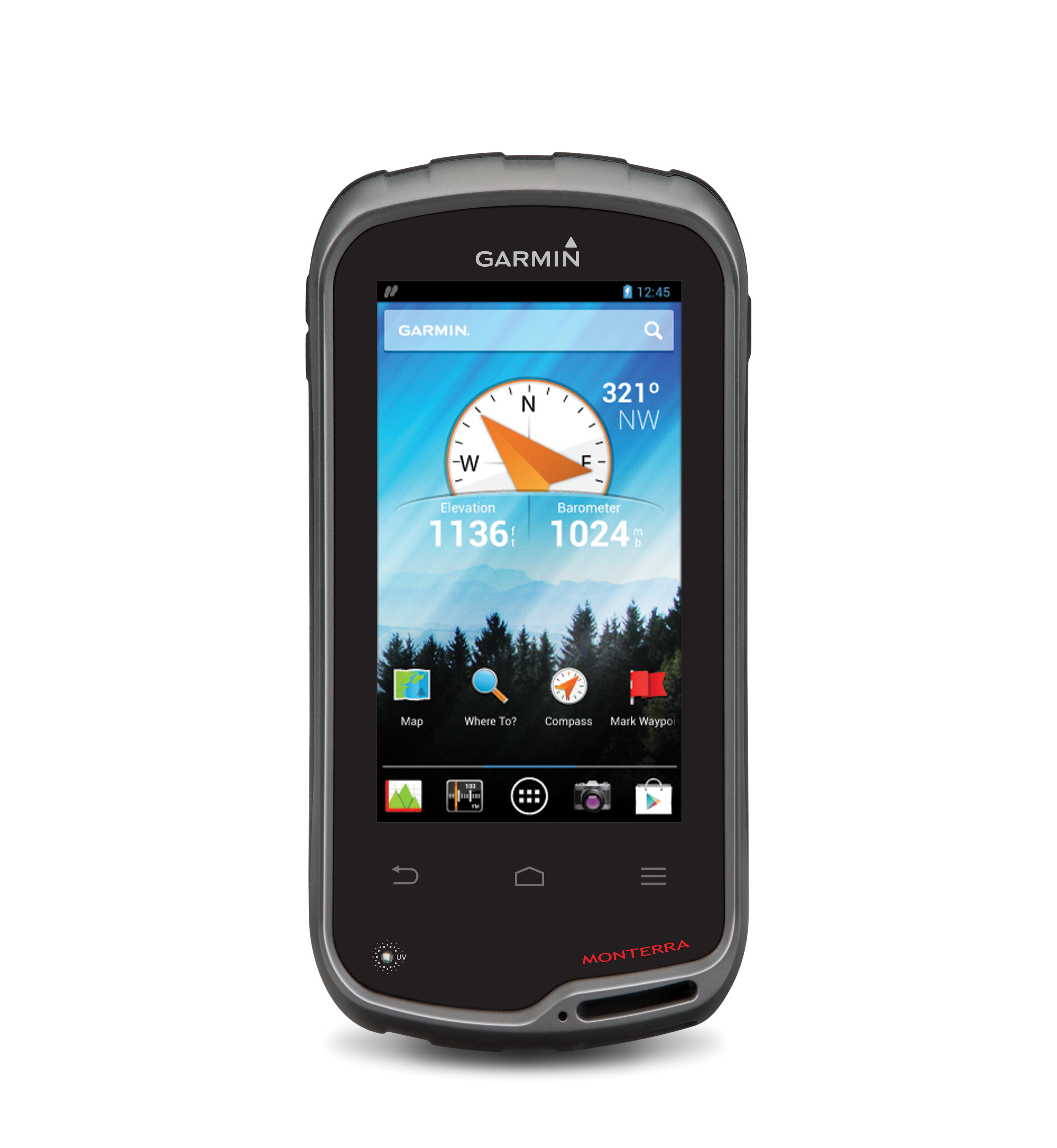 Garmin® Announces Monterra™, an Android™ Powered Outdoor GPS with WiFi Garmin