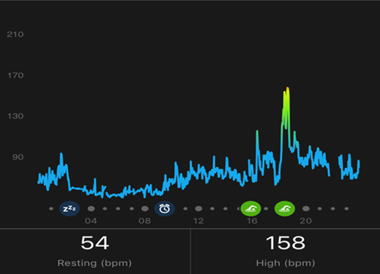 heart rate data