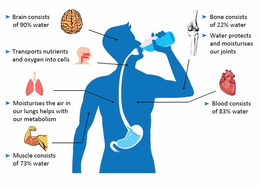 When we should not drink water?