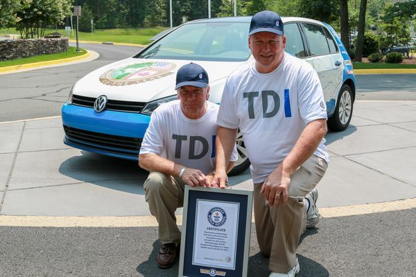 15 Golf TDI - 48-State Lowest Fuel Consumption Guinness World Record
