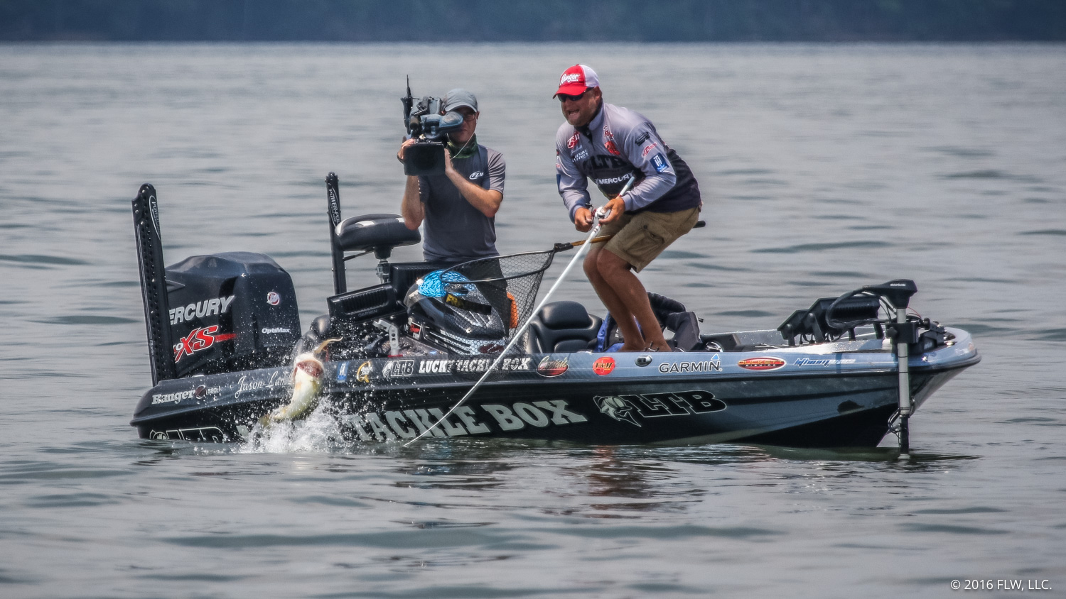 Jason Lambert catches a giant on Day 4 at Kentucky Lake. | Photo courtesy of FLW/Kyle Wood