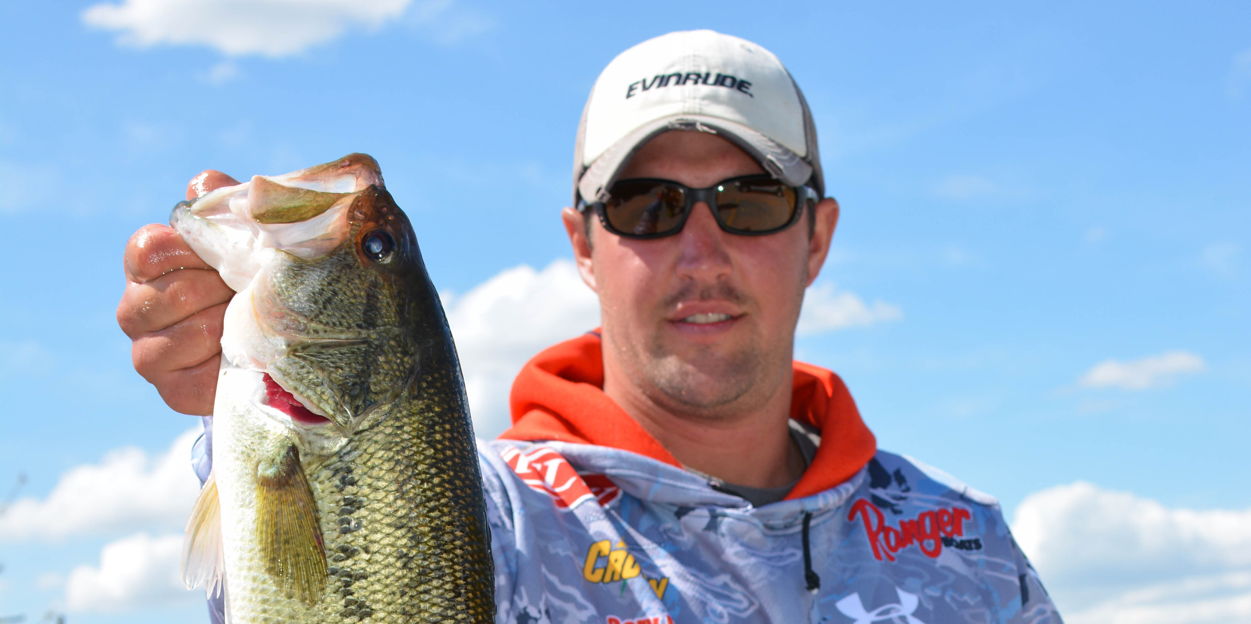 Canadian Angler and Garmin pro Cory Johnston with a nice Beaver Lake largemouth