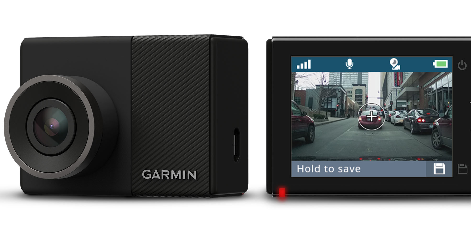 Garmin Dash Cam 45 - Dashboard camera - 1080p - 2.1 MP - Wi-Fi - G