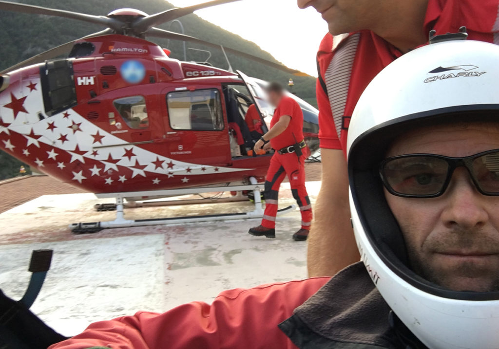 Britton Shaw paragliding rescue