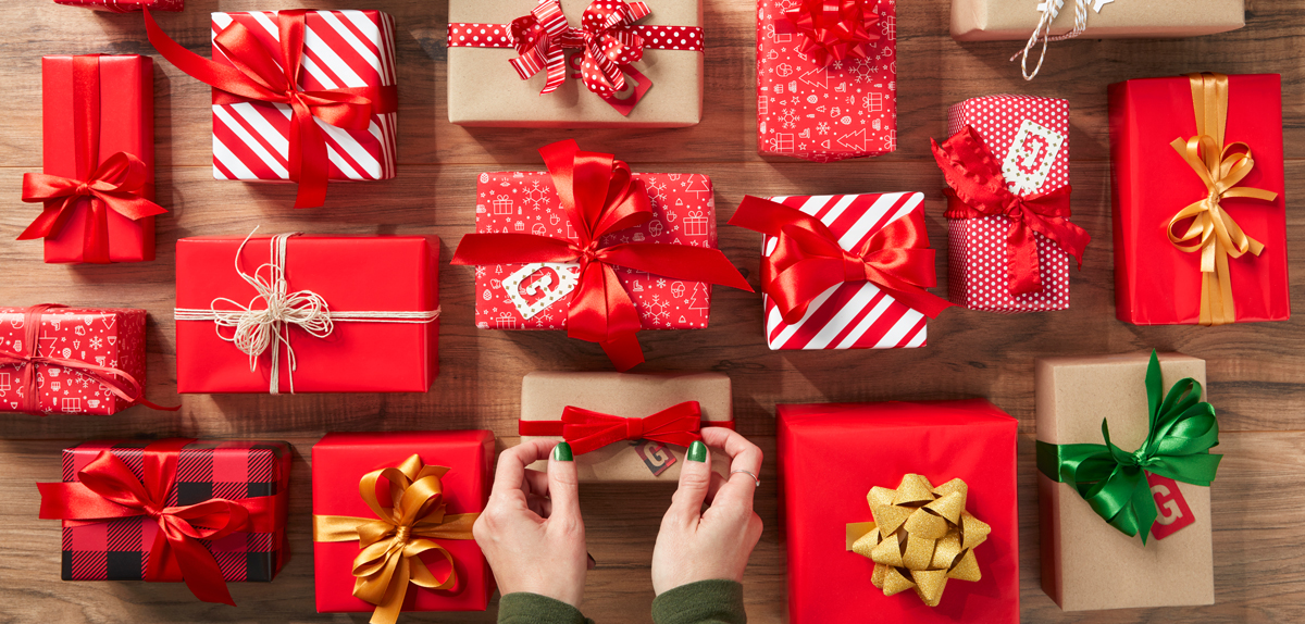 Garmin Gift Guide with Wrapped Presents