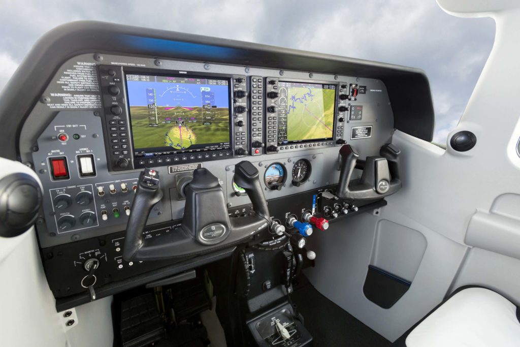 Cessna 206 cockpit featuring G1000 NXi