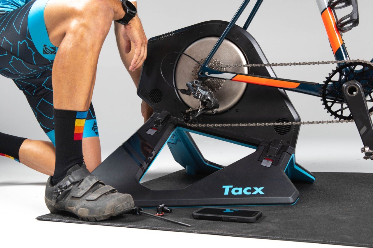 After a cycling accident, a Garmin engineer used his Tacx NEO 2T Smart Trainer to get back on the saddle.