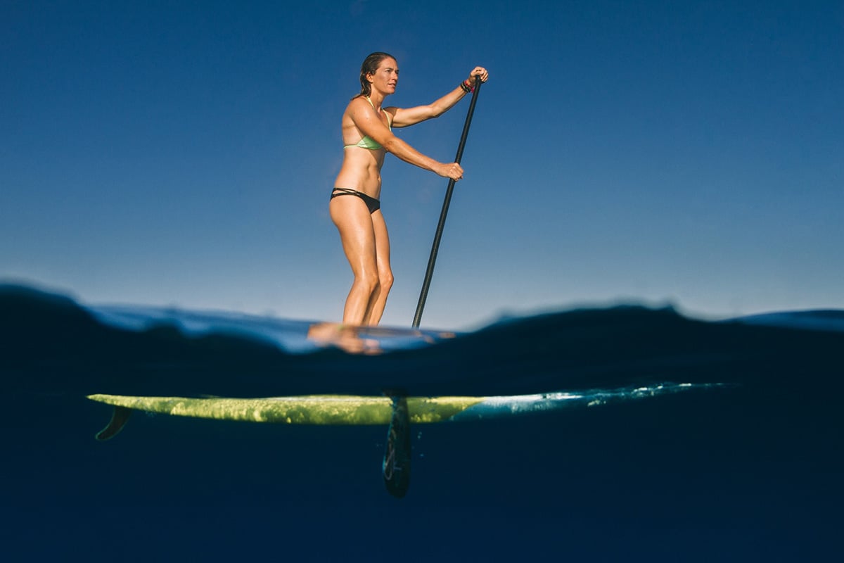 Garmin pro Jenny Kalmbach gives advice on stand-up paddle boarding.