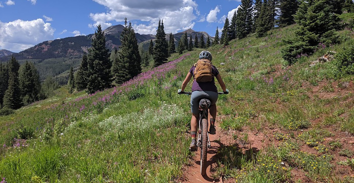 Katie and Andrew Strempke use their Garmin devices to bikepack the Colorado Trail