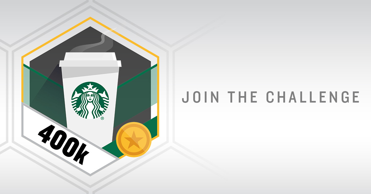 Garmin Connect March Badge Challenge Starbucks