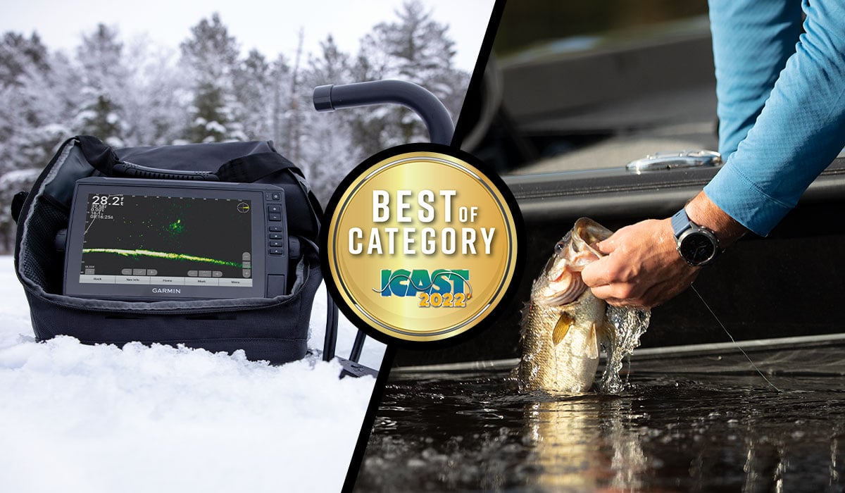 The Garmin quatix 7 and the Garmin LiveScope Plus Ice Fishing Bundle both won Best of Category awards at ICAST 2022.