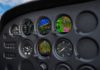 Four GI 275 electronic flight instruments installed in the panel of a Cessna 172. (Photo: Business Wire)