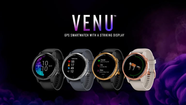 Garmin ® introduces the Venu GPS smartwatch with display - Garmin