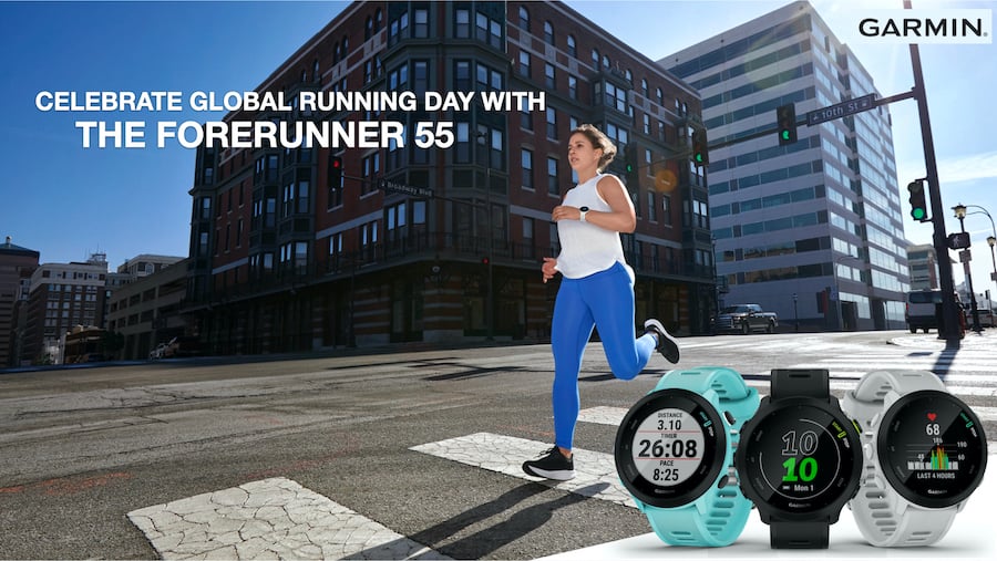 Automatisch Uittrekken trui Garmin announces Forerunner 55, an easy-to-use running smartwatch.