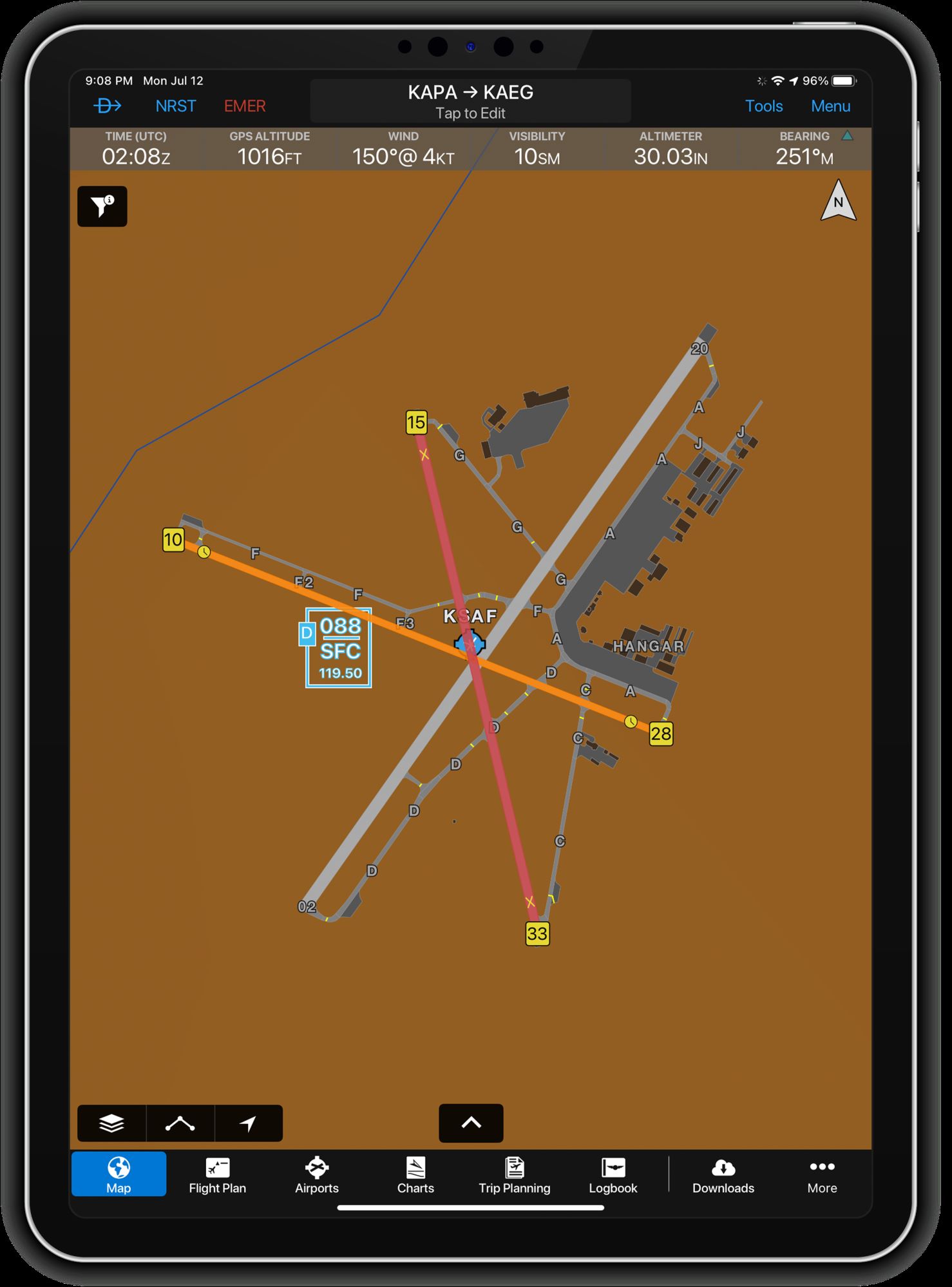 Garmin Pilot app adds new terminal environment alerts and graphical runway closures - Garmin Newsroom