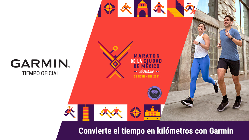 Garmin Tiempo Oficial Maratón CDMX Telcel