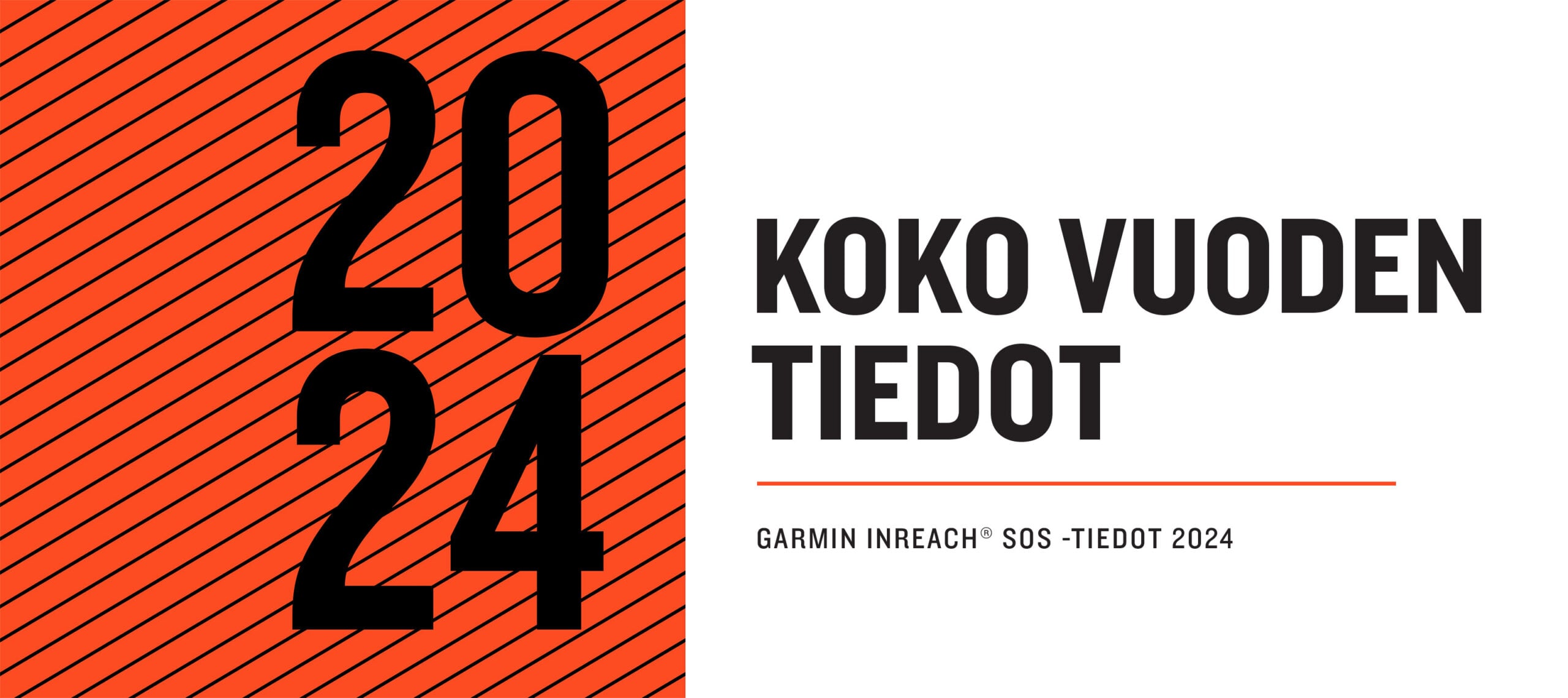 Katsaus vuoden 2024 inReach® SOS -toimintaan
