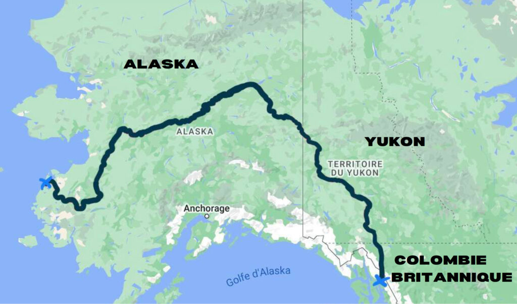 Geoffrey Bessy, la descente intégrale de la Yukon River en ski et Canoë