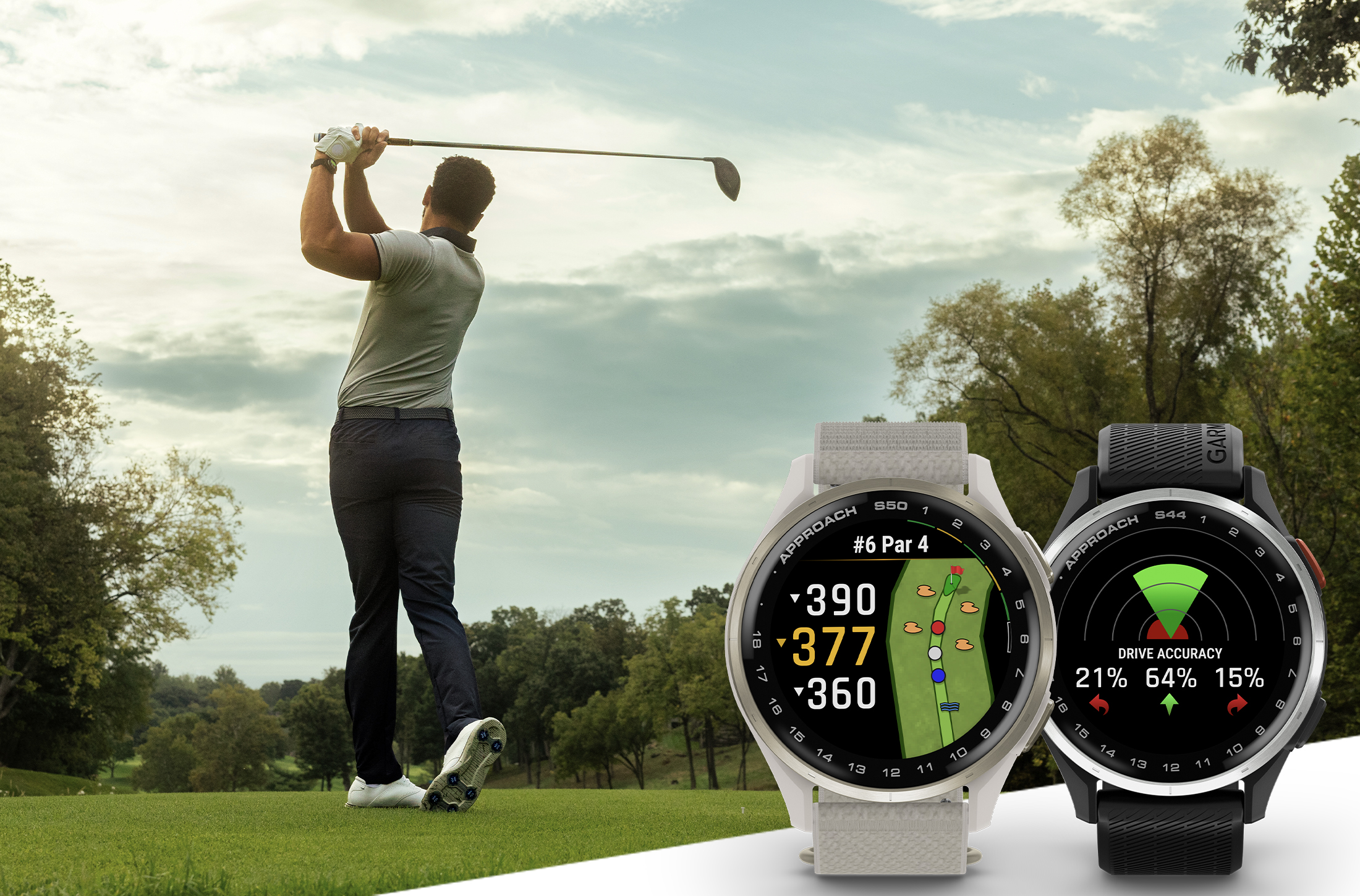 GARMIN | APPROACH® S44 ET S50 : DEUX NOUVELLES MONTRES CONNECTÉES
