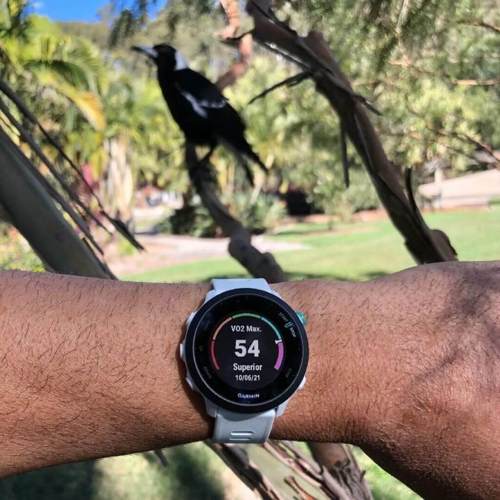VO2 Max pada Forerunner 158