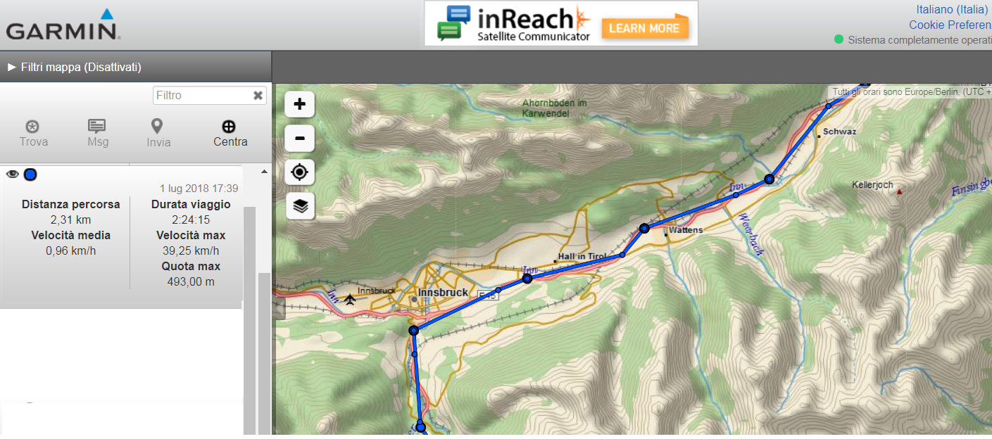 Garmin inReach Mini - Localizzatore satellitare