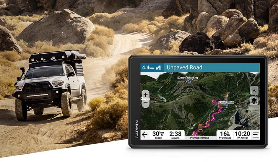 Oppdag Garmin Tread® 2 – Overland Edition. Perfekt GPS for overlanding, offroad og terrengkjøring med topografiske kart, satellittbilder og mer.