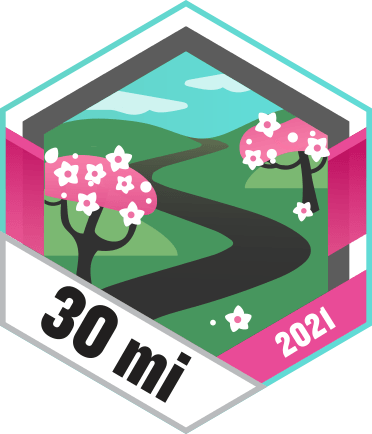 walking badge garmin wandelen 2021 mei