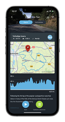 Tacx-fietsroutes-trainings-app