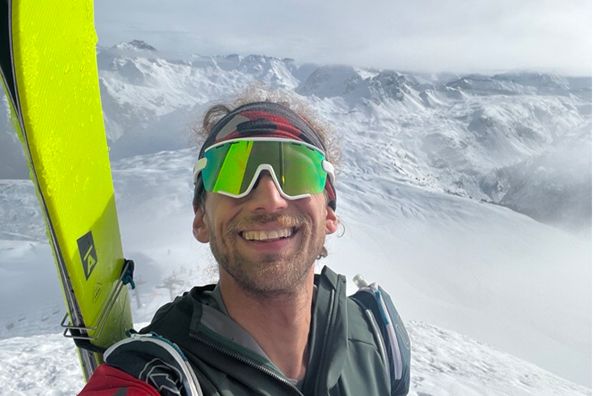 Noah Dines – Vertikal skidåkare slår höjdrekord med Garmin smartwatch i Alperna