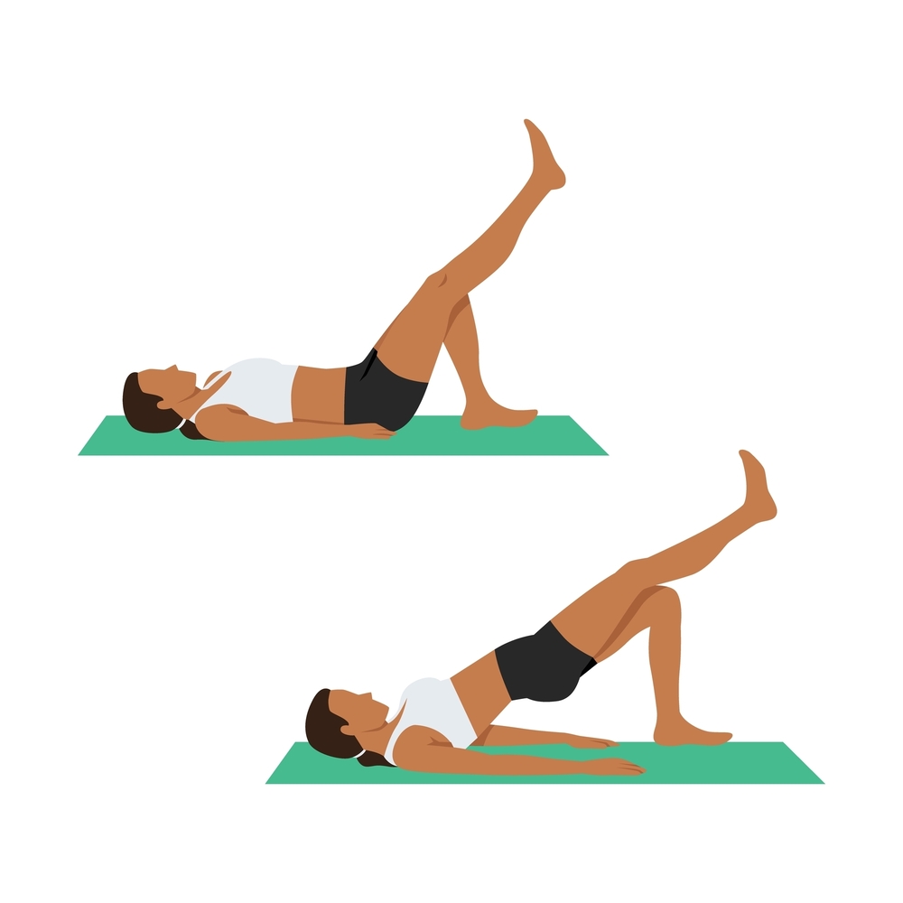 Single-Leg Glute Bridge ท่าเวทเทรนนิ่งสำหรับนักวิ่ง